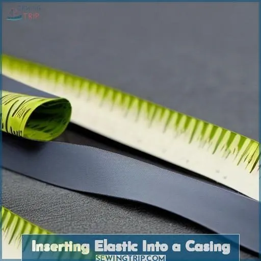 Inserting Elastic Into a Casing