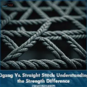 is a zigzag stitch stronger than a straight stitch
