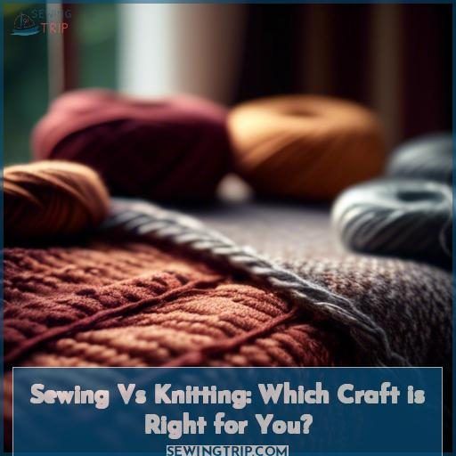 is knitting and sewing the same thing
