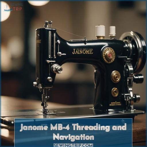 Janome MB-4 Threading and Navigation