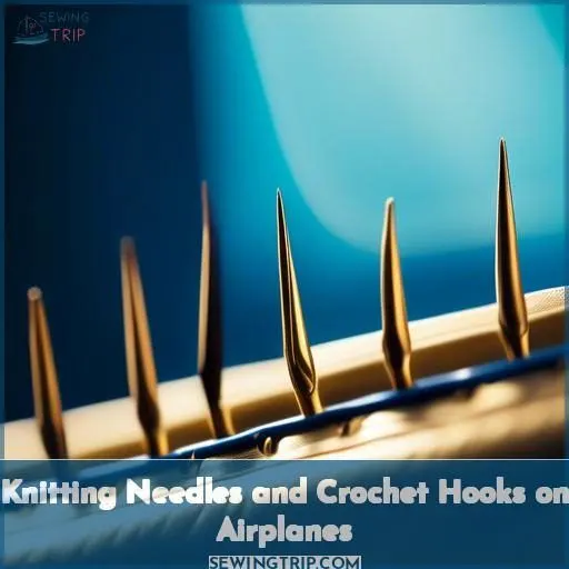 Knitting Needles and Crochet Hooks on Airplanes
