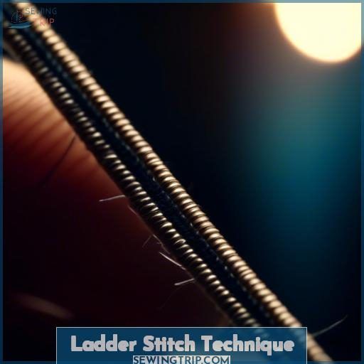 Ladder Stitch Technique Ladder Stitch Technique