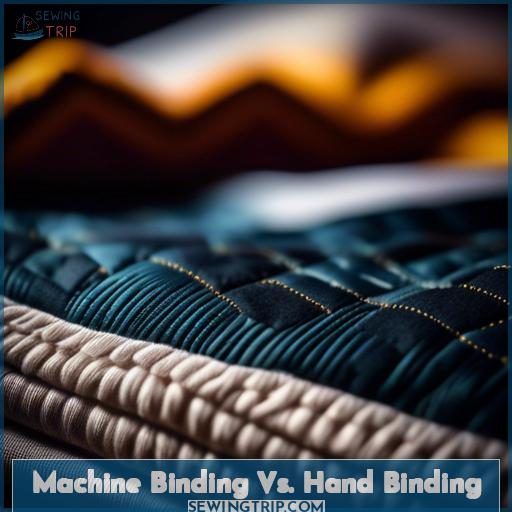Machine Binding Vs. Hand Binding