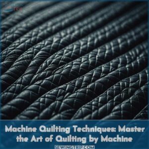 machine quilting techniques