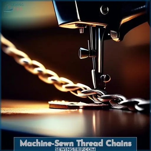 Machine-Sewn Thread Chains