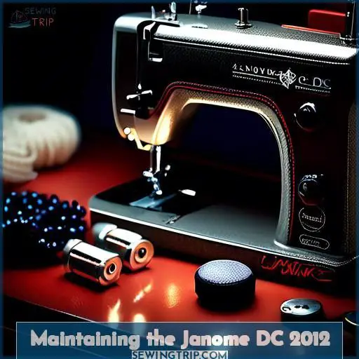 Maintaining the Janome DC 2012