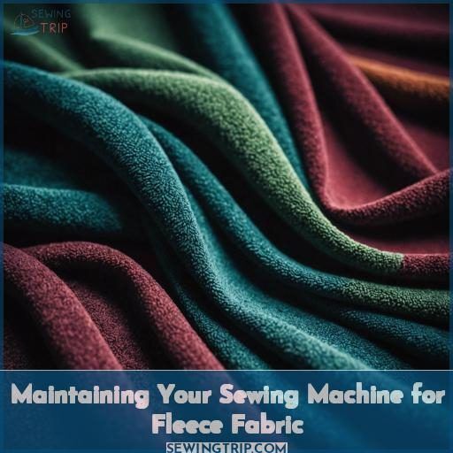 Maintaining Your Sewing Machine for Fleece Fabric Maintaining Your Sewing Machine for Fleece Fabric