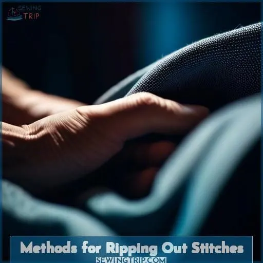 Methods for Ripping Out Stitches
