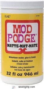 How to Glue Fabric to Glass: 9 Products, Tips & Step-by-Step 1 Mod Podge Matte Sealer, Glue B0009ILH8C