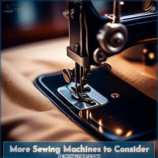 More Sewing Machines to Consider