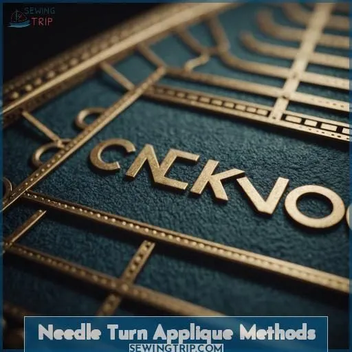 Needle Turn Applique Methods
