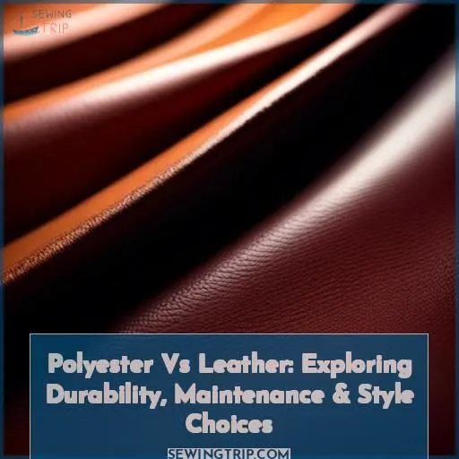 polyester vs leather difference