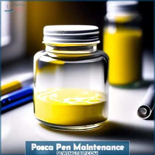 Posca Pen Maintenance