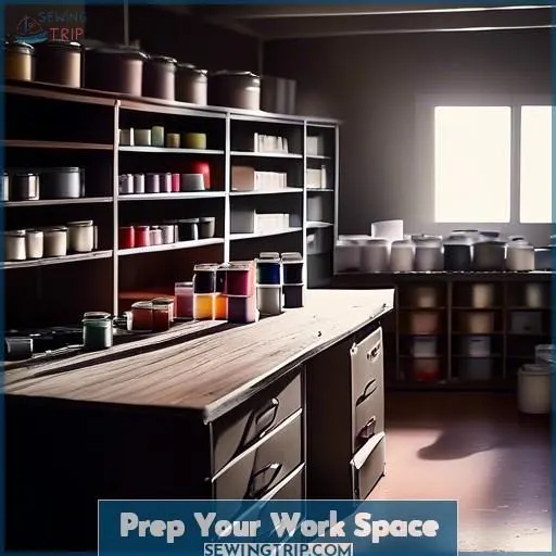 Prep Your Work Space