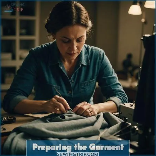 Preparing the Garment