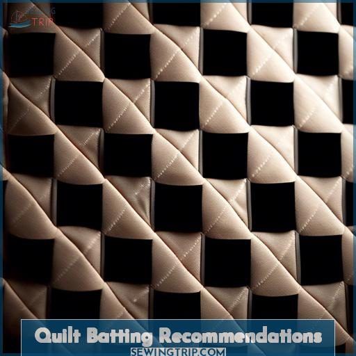 Quilt Batting Recommendations Quilt Batting Recommendations