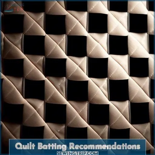 Quilt Batting Recommendations