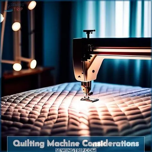 Quilting Machine Considerations