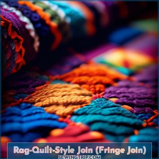 Rag-Quilt-Style Join (Fringe Join)