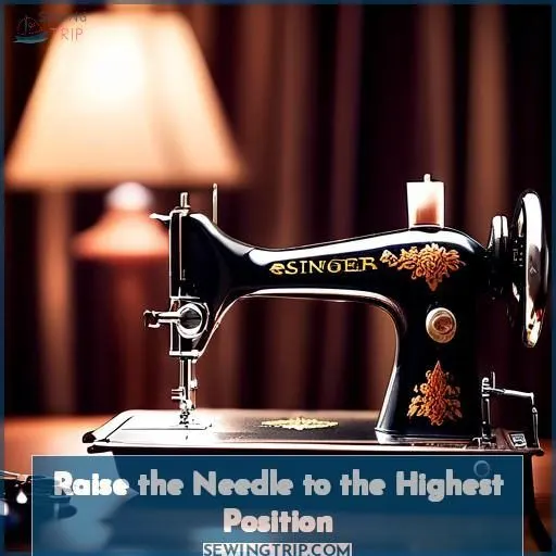 Raise the Needle to the Highest Position