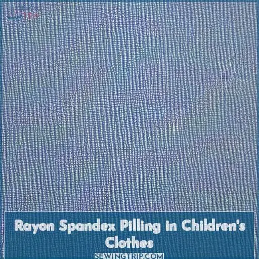 Rayon Spandex Pilling in Children