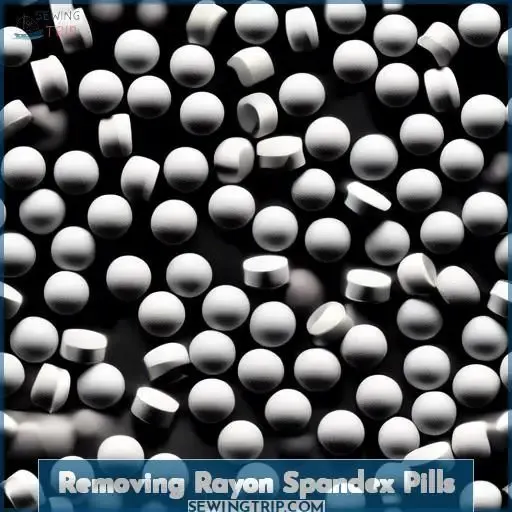 Removing Rayon Spandex Pills