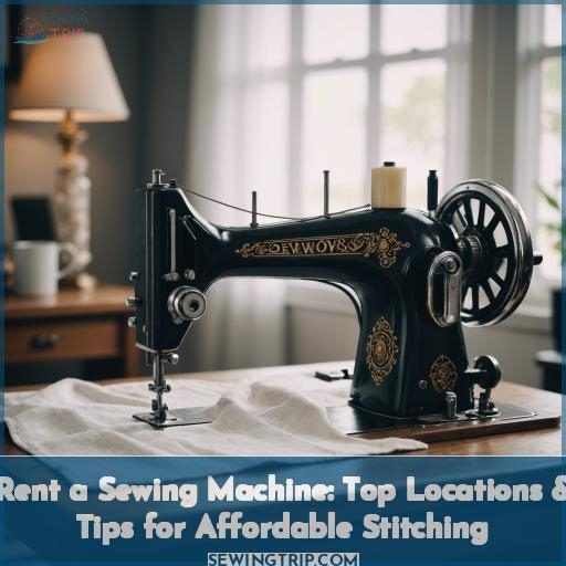 Rent a Sewing Machine Top Locations & Tips for Affordable Stitching