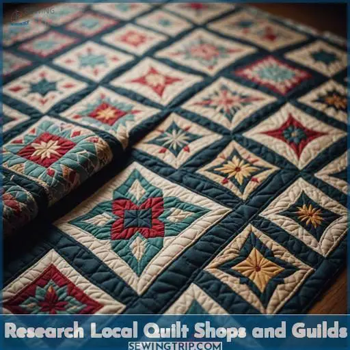 Research Local Quilt Shops and Guilds