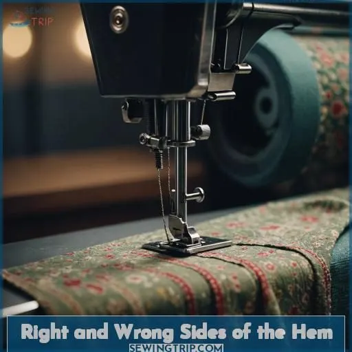 Right and Wrong Sides of the Hem