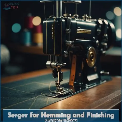 Serger for Hemming and Finishing