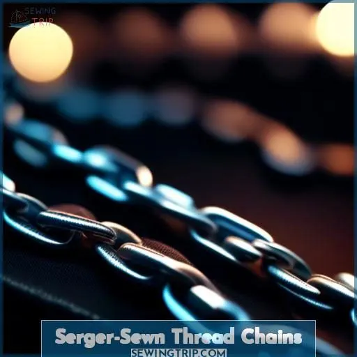 Serger-Sewn Thread Chains