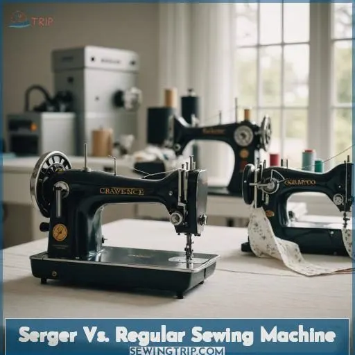 Serger Vs. Regular Sewing Machine