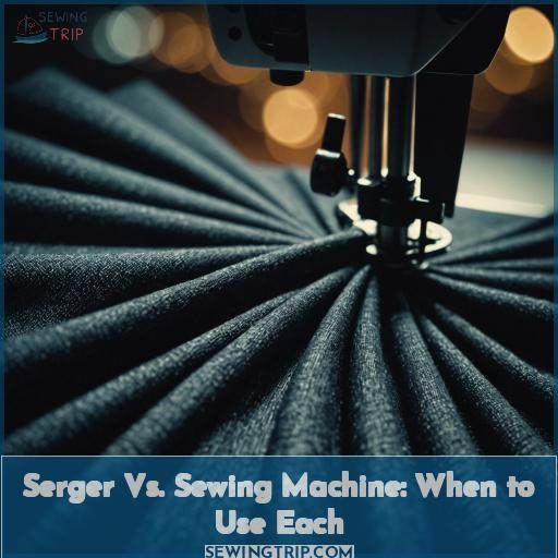 Serger Vs. Sewing Machine: When to Use Each