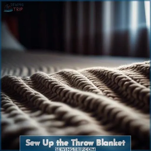 Sew Up the Throw Blanket