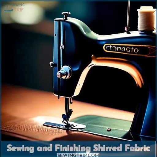 Sewing and Finishing Shirred Fabric