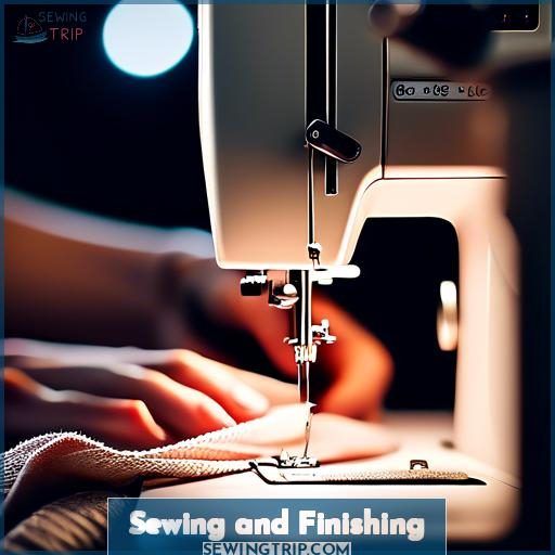 Sewing and Finishing