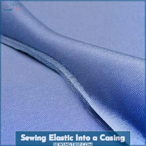 Sewing Elastic Into a Casing