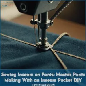 sewing inseam on pants