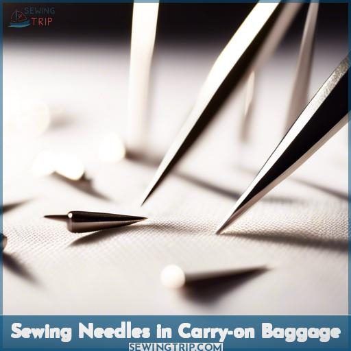 Sewing Needles on Planes Navigating TSA Regulations for Crafty Flyers