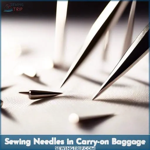 Sewing Needles in Carry-on Baggage