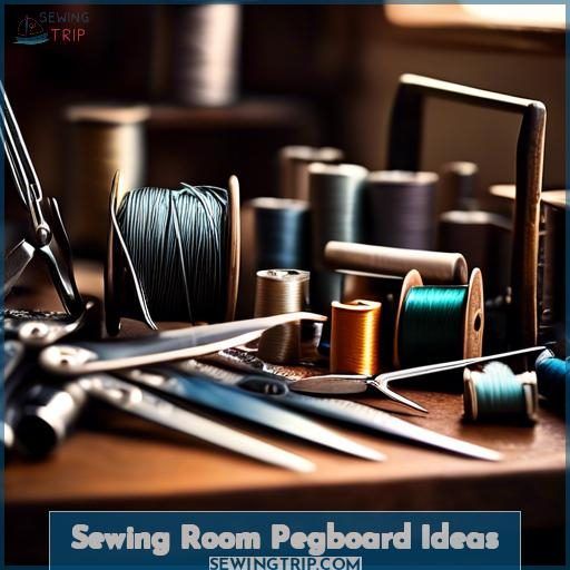 Sewing Room Pegboard Ideas