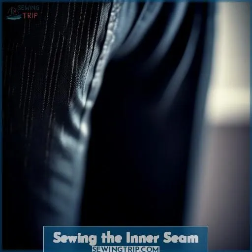 Sewing the Inner Seam