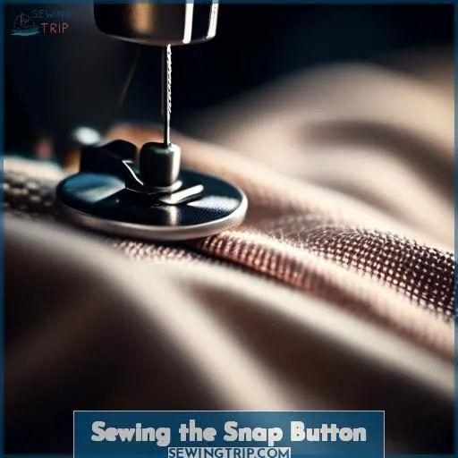 Sewing the Snap Button
