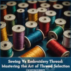 sewing vs embroidery thread