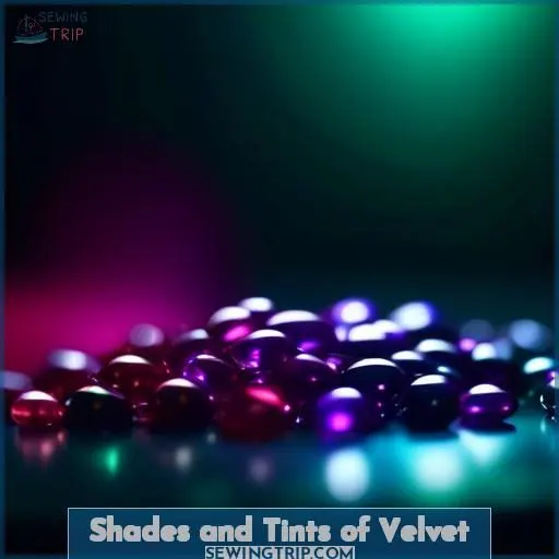 Shades and Tints of Velvet
