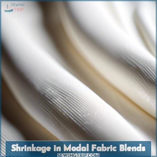 Shrinkage in Modal Fabric Blends