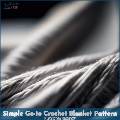 Simple Go-to Crochet Blanket Pattern