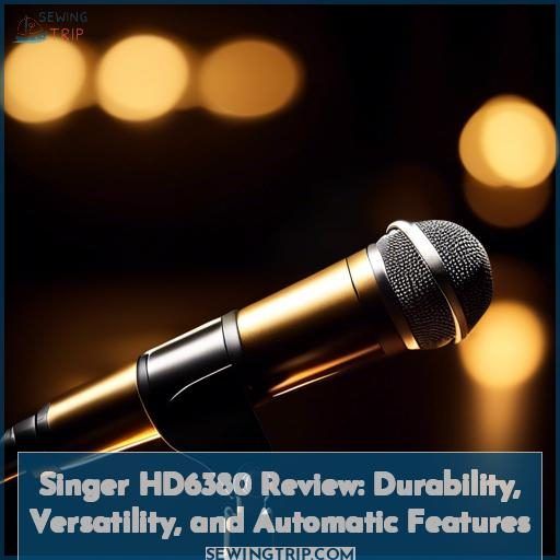 Singer HD6380 Review Durability, Versatility, and Automatic Features