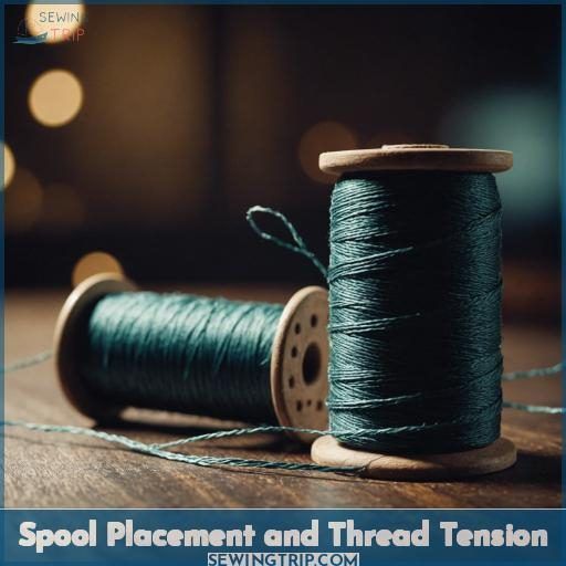 Spool Placement and Thread Tension