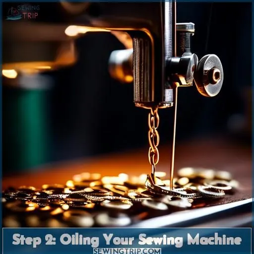 Step 2: Oiling Your Sewing Machine